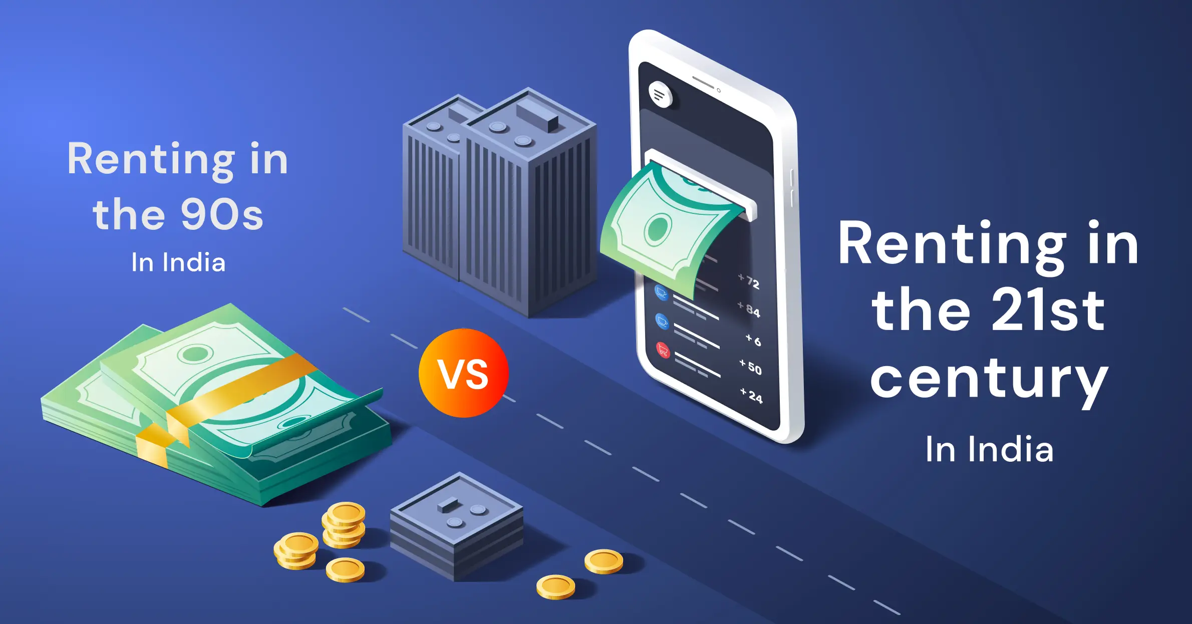 Renting in 90vs 21st century