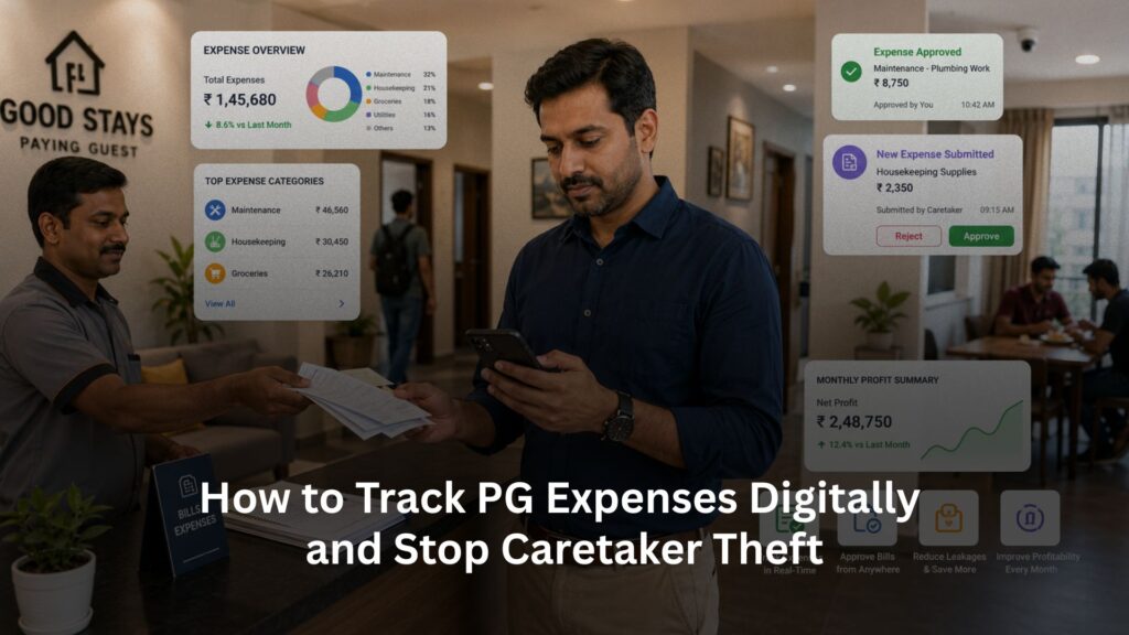 How to Track PG Expenses Digitally and Stop Caretaker Theft