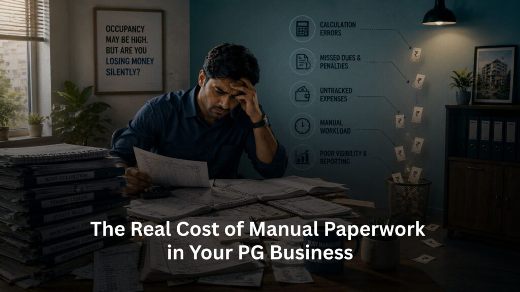 The Real Cost of Manual Paperwork in Your PG Business