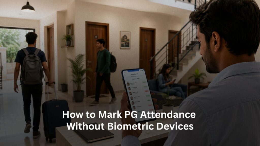 How to Mark PG Attendance Without Biometric Devices