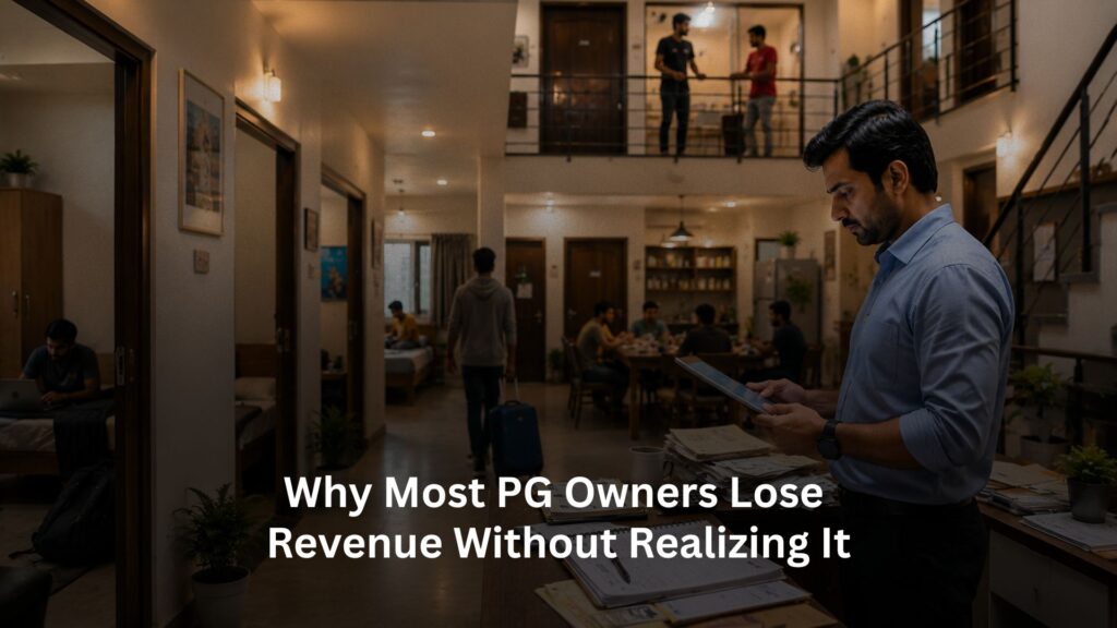 Lose Revenue, Why Most PG Owners Lose Revenue Without Realizing It, Rentok Why Most PG Owners Lose Revenue Without Realizing It
