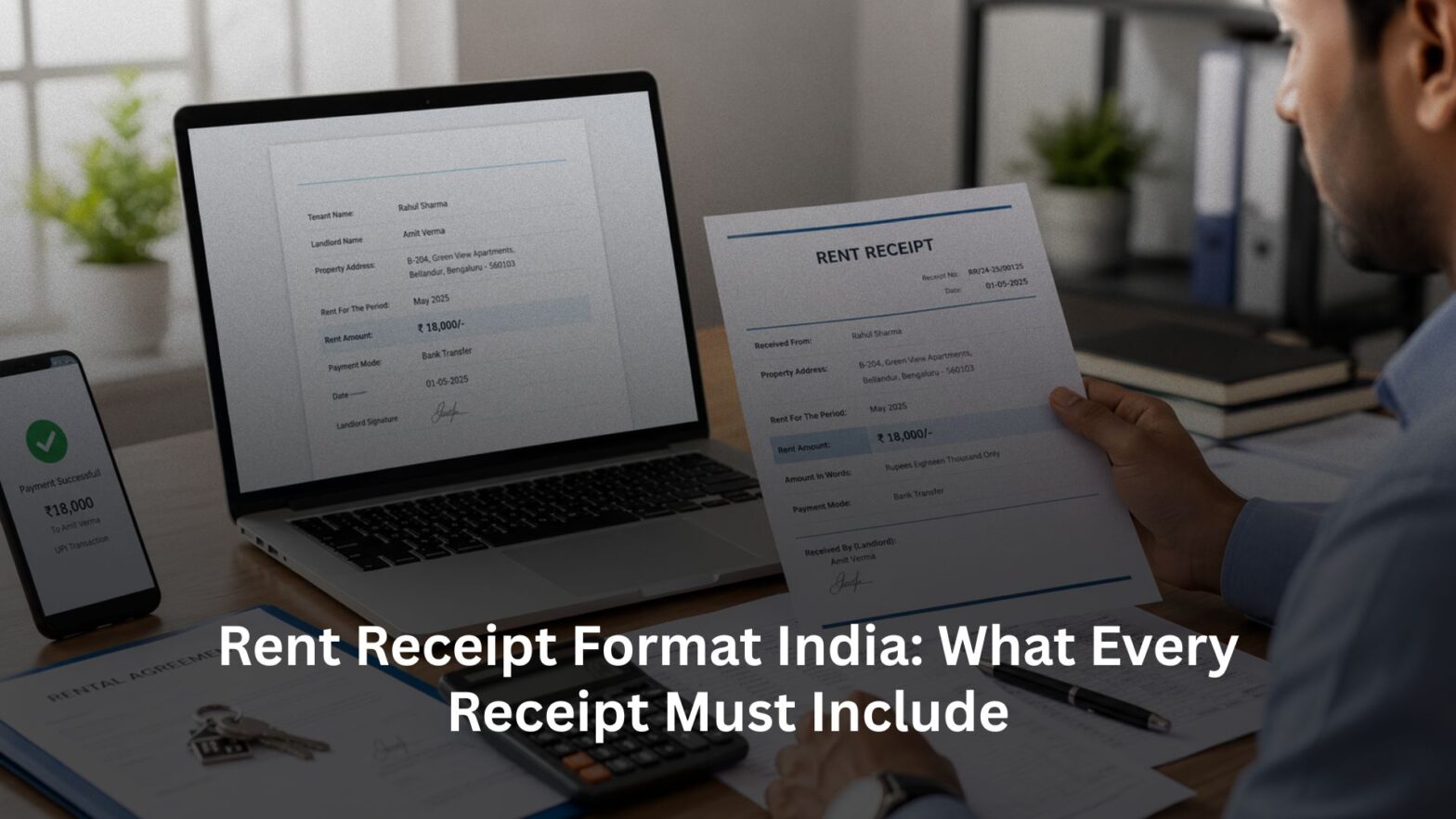 Rent Receipt Format India: What Every Receipt Must Include