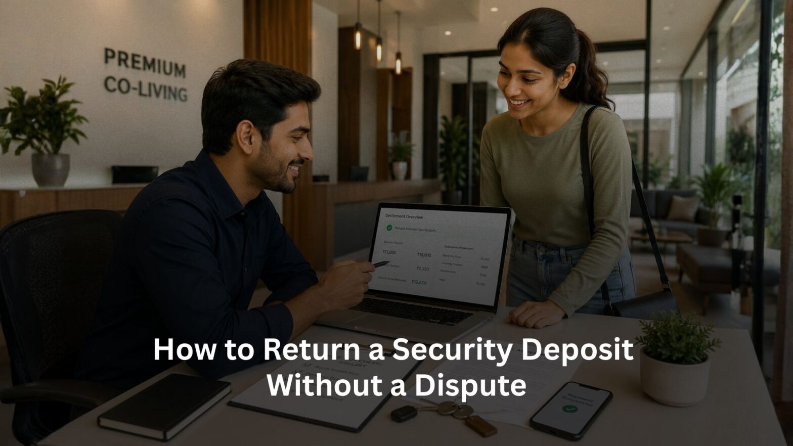 How to Return a Security Deposit Without a Dispute