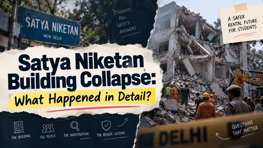 Satya Niketan Building Collapse Explained