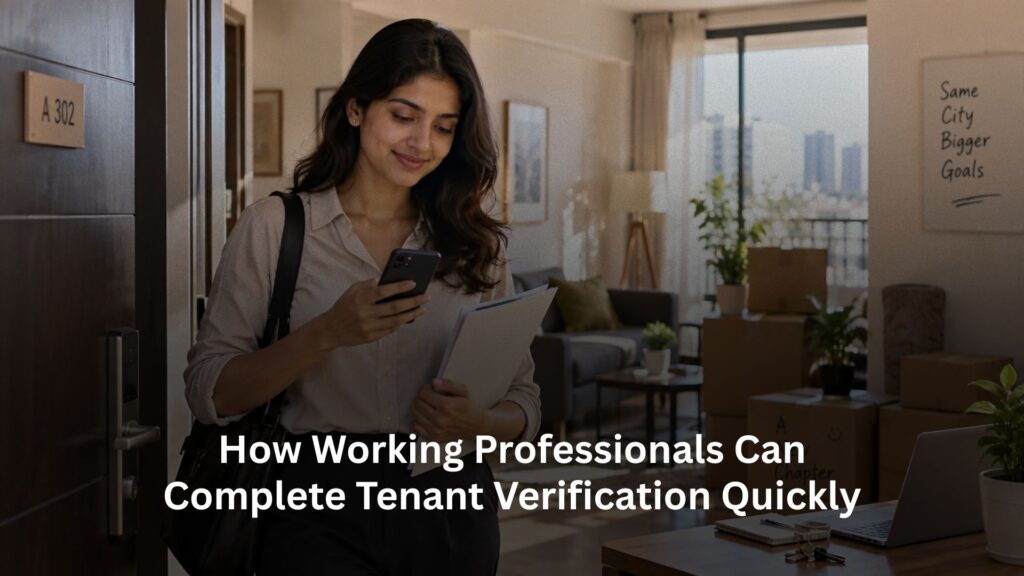 How Working Professionals Can Complete Tenant Verification Quickly