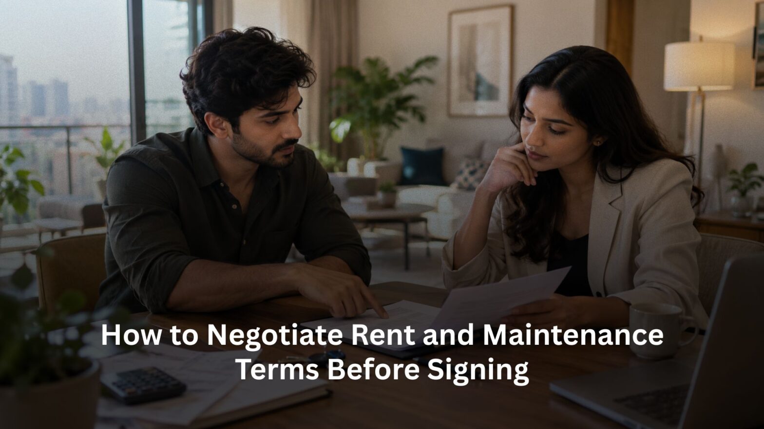 How to Negotiate Rent and Maintenance Terms Before Signing